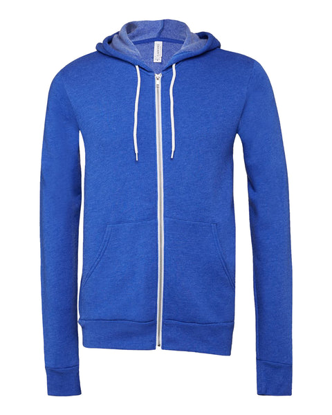 MFW Fall 2023 Adult Sponge Fleece Full-Zip Hoodie - heather true royal